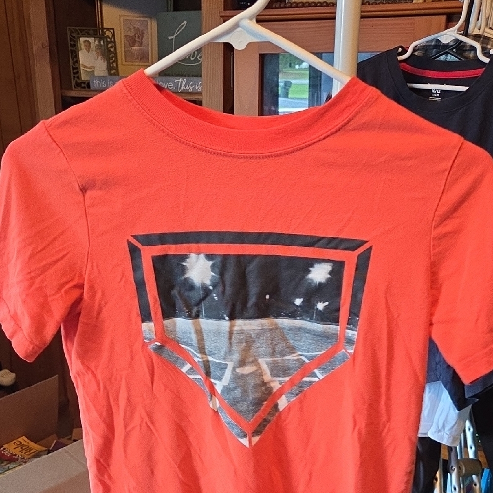 Xersion Vibrant Orange Kids Tee with Graphic